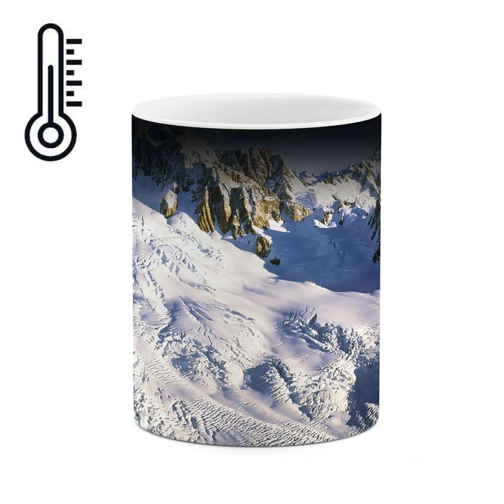ماگ حرارتی طرح کوهستان برفی مدل mgh05237