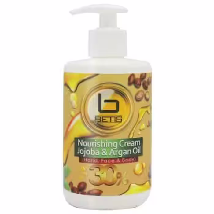 کرم مرطوب کننده بتیس مدل argan &amp; jojobaba حجم 400 میلی لیتر