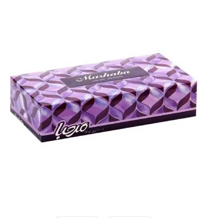 دستمال کاغذی جعبه ای 200 برگ مرحبا کارتن 36 عددی