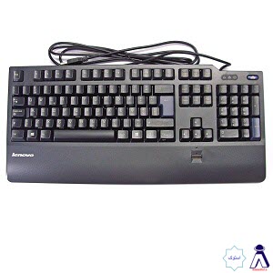 کیبورد لنوو مدل KUF0452 دارای اثر انگشت