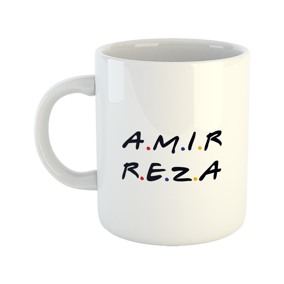 ماگ طرح فرندز مدل امیررضا