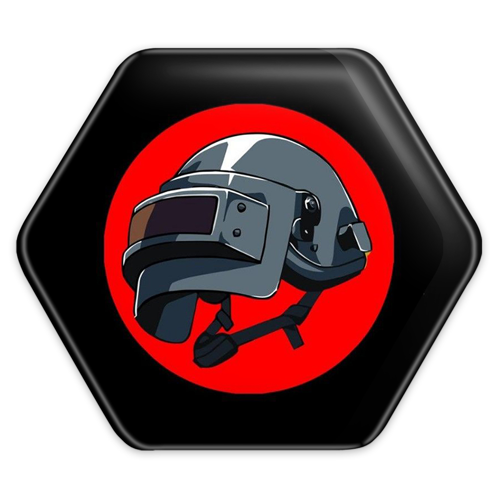 پیکسل خندالو طرح پابجی PUBG مدل شش ضلعی کد 3790