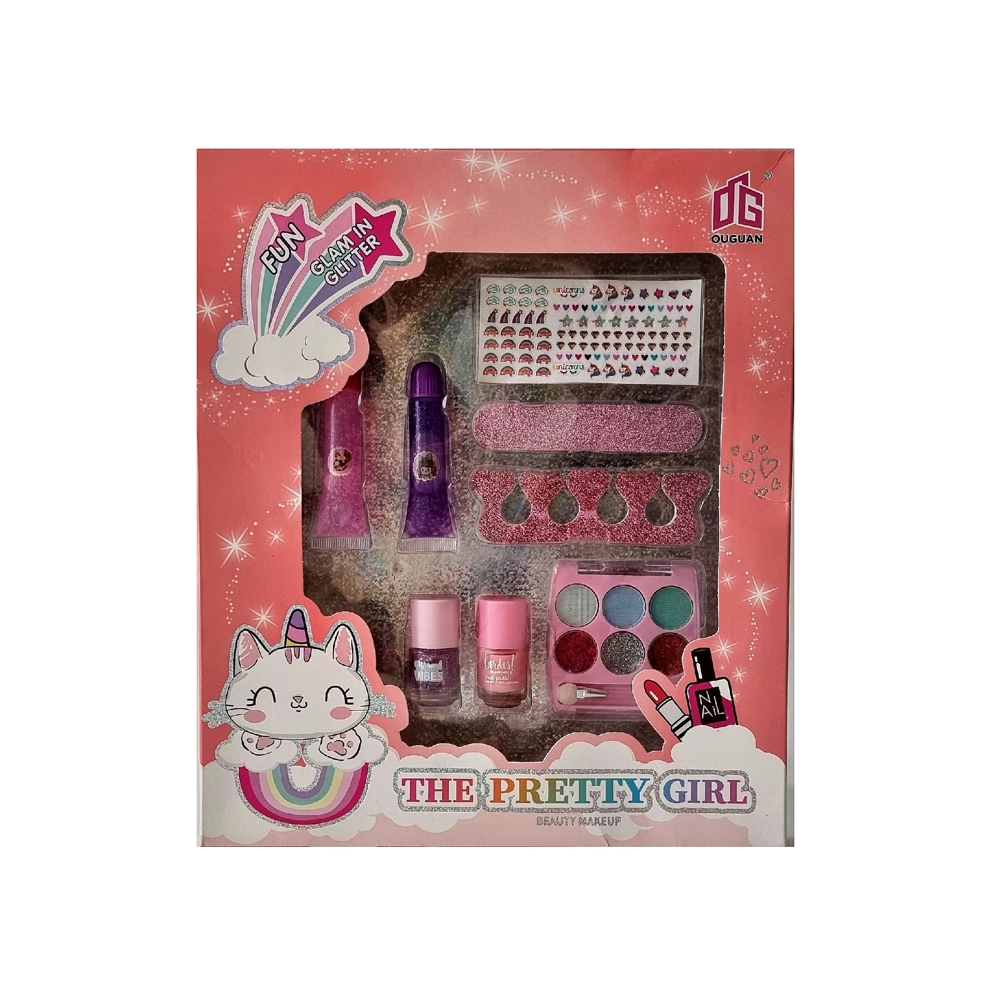 ست اسباب بازی لوازم آرایشی مدل تک شاخ