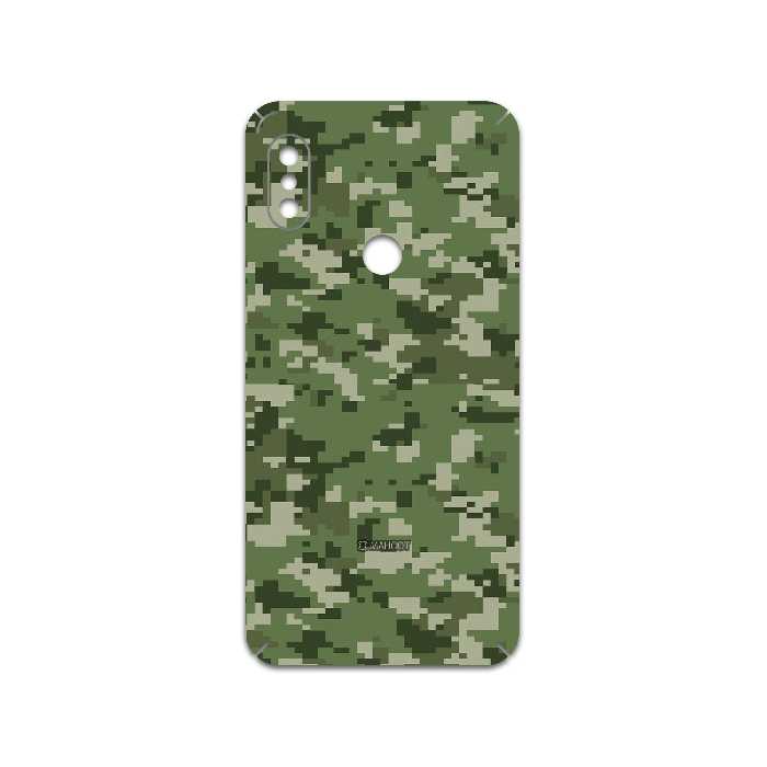برچسب پوششی ماهوت مدل Army-Green-Pixel مناسب برای گوشی موبایل شیائومی Redmi Note 6 Pro