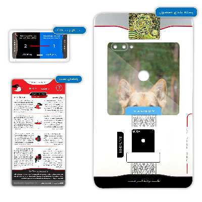 برچسب پوششی ماهوت مدل Dog-2 مناسب برای گوشی موبایل اچ تی سی Desire 12 Plus