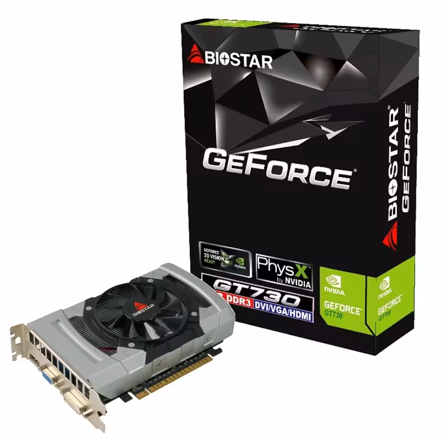 کارت گرافیک بایواستار GT730 2GB 128bit DDR3