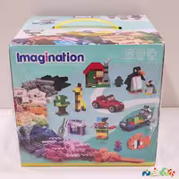 اسباب بازی لگو کلاسیک برند Decool کد 18100 دارای 592 قطعه 