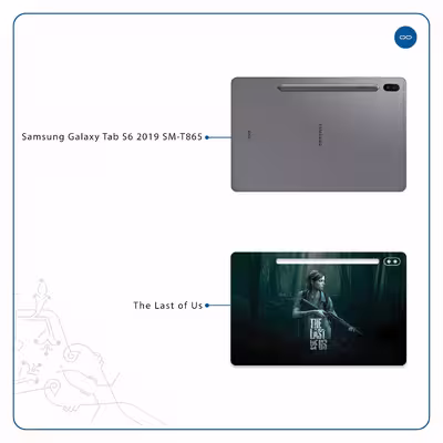 برچسب پوششی ماهوت مدل The Last of Us مناسب برای تبلت سامسونگ Galaxy Tab S6 2019 SM-T865