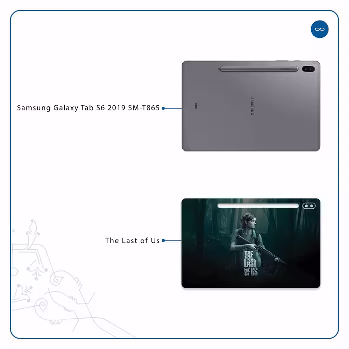 برچسب پوششی ماهوت مدل The Last of Us مناسب برای تبلت سامسونگ Galaxy Tab S6 2019 SM-T865