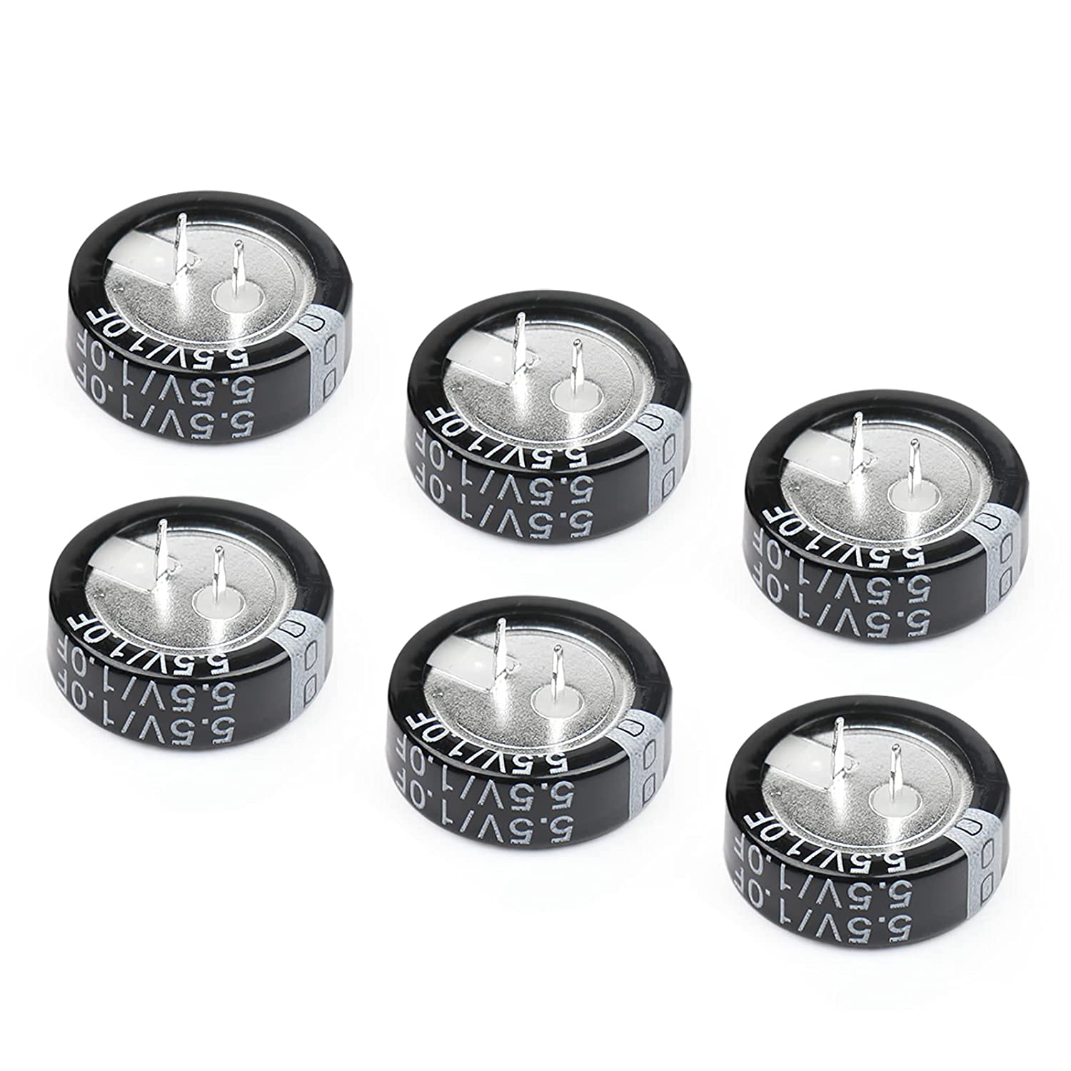 ابر خازن 1 فاراد 5.5 ولت مدل 1F5.5V بسته 6 عددی