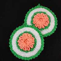 دستگیره آشپزخانه دولایه گل داوودی