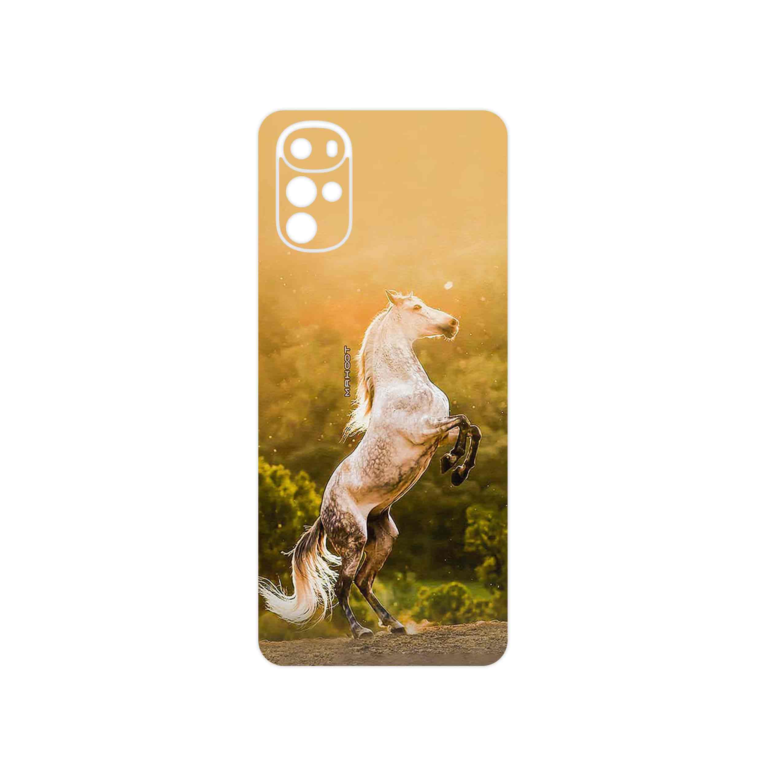 برچسب پوششی ماهوت مدل Horse_2 مناسب برای گوشی موبایل موتورولا Moto G22