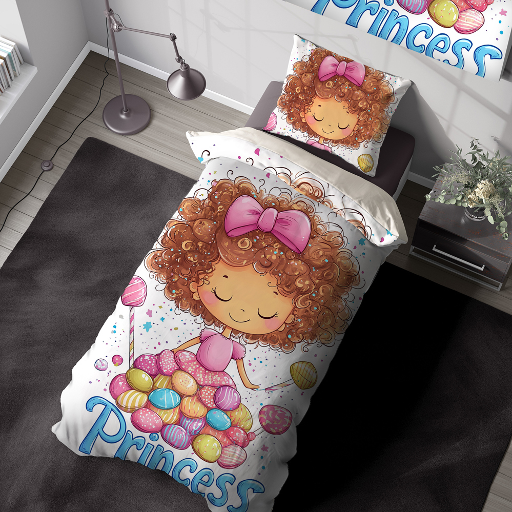 ست روتختی طرح دخترانه عروسکی HQ-3289