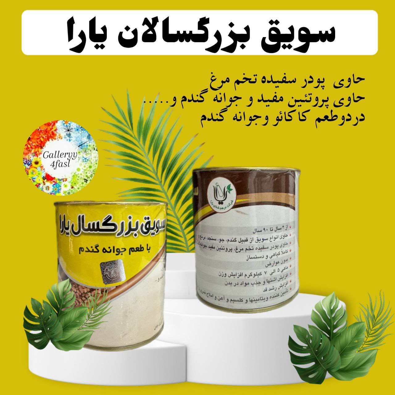 سویق بزرگسالان ( کاکائو و جوانه گندم  ) کد21