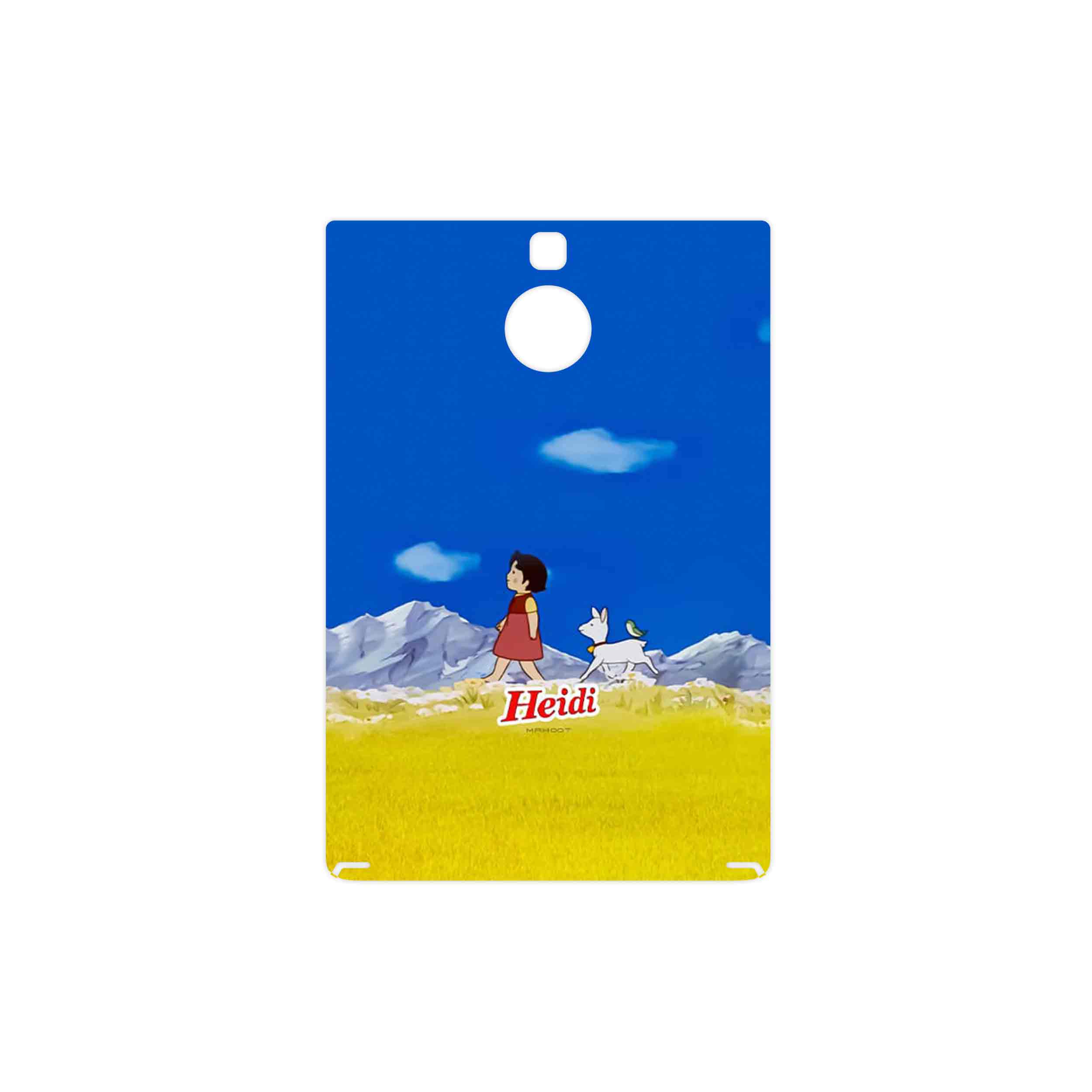 برچسب پوششی ماهوت مدل Heidi Girl of the Alps مناسب برای گوشی موبایل بلک بری Passport Silver Edition
