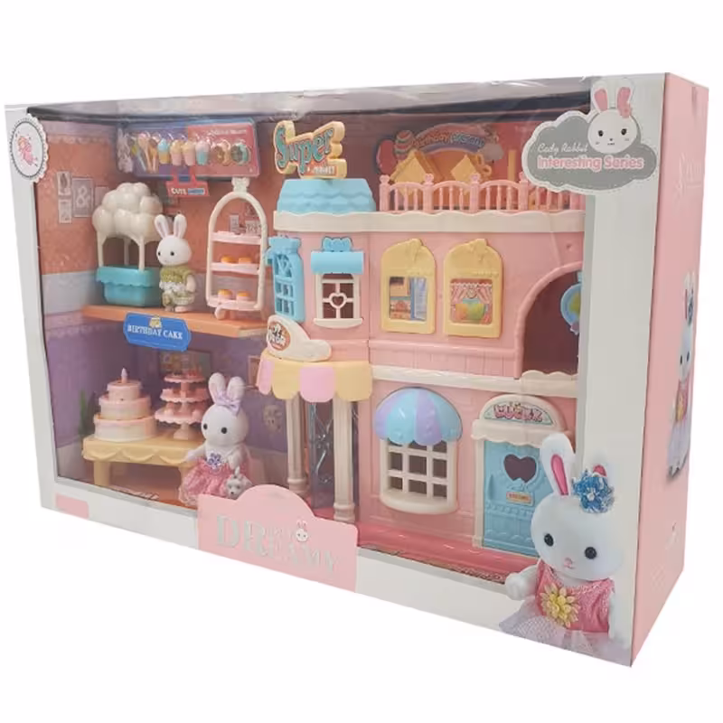 اسباب بازی مدل خانه خرگوش سوپرمارکت و جشن تولد BAY DREAMY کد 6683