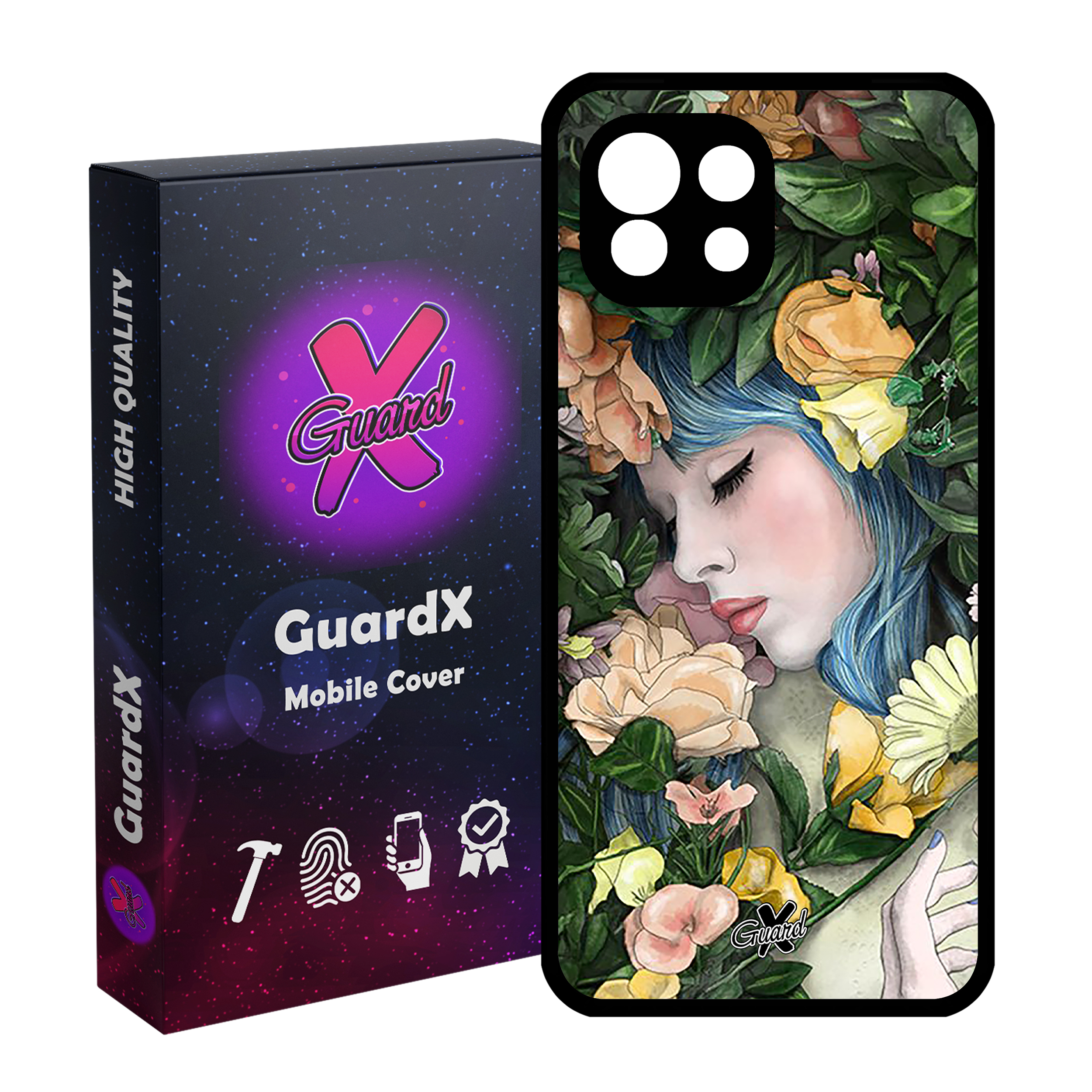 کاور گارد ایکس طرح دختر مدل Glass10304 مناسب برای گوشی موبایل شیائومی Mi 11 Lite