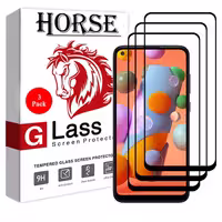 محافظ صفحه نمایش سرامیکی هورس مدل CRM مناسب برای گوشی موبایل سامسونگ Galaxy A11 بسته 3 عددی