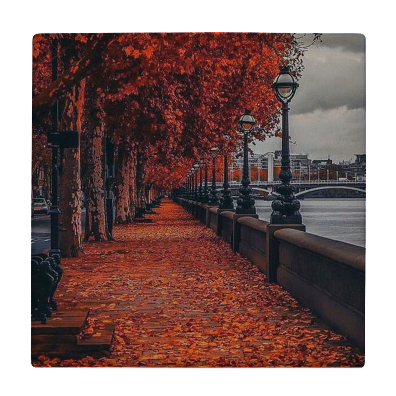 زیر لیوانی طرح پاریس پاییزی کد    3116590_288