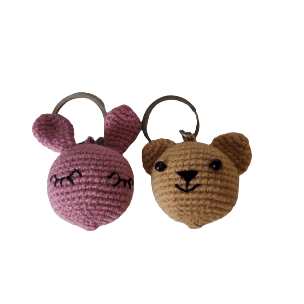 جاکلیدی مدل آویز حیوانات کد 90029 مجموعه 2 عددی