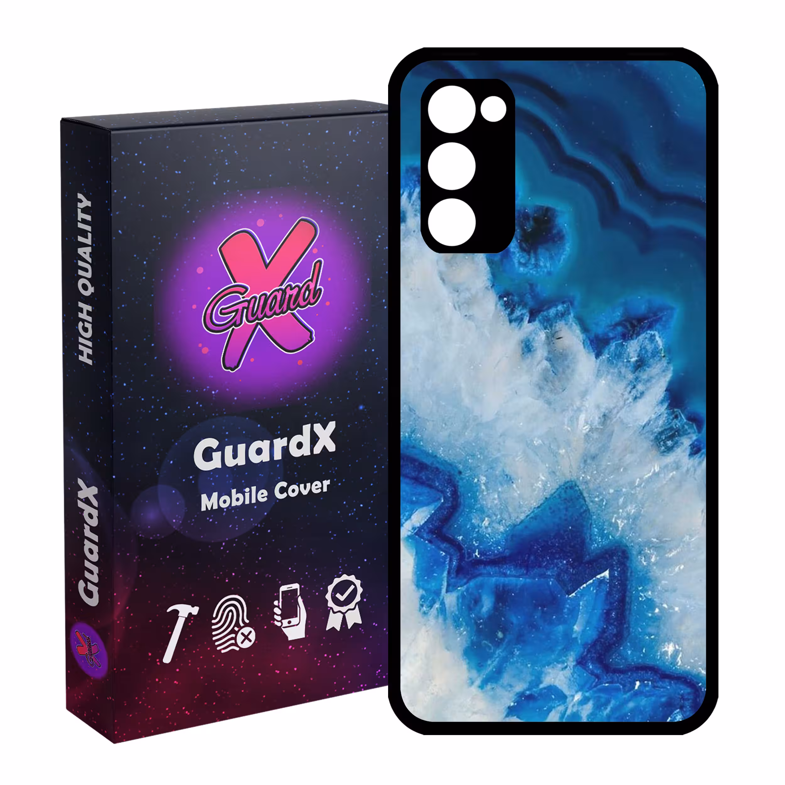 کاور گارد ایکس طرح Blue مدل Glass10407 مناسب برای گوشی موبایل سامسونگ Galaxy S20 FE
