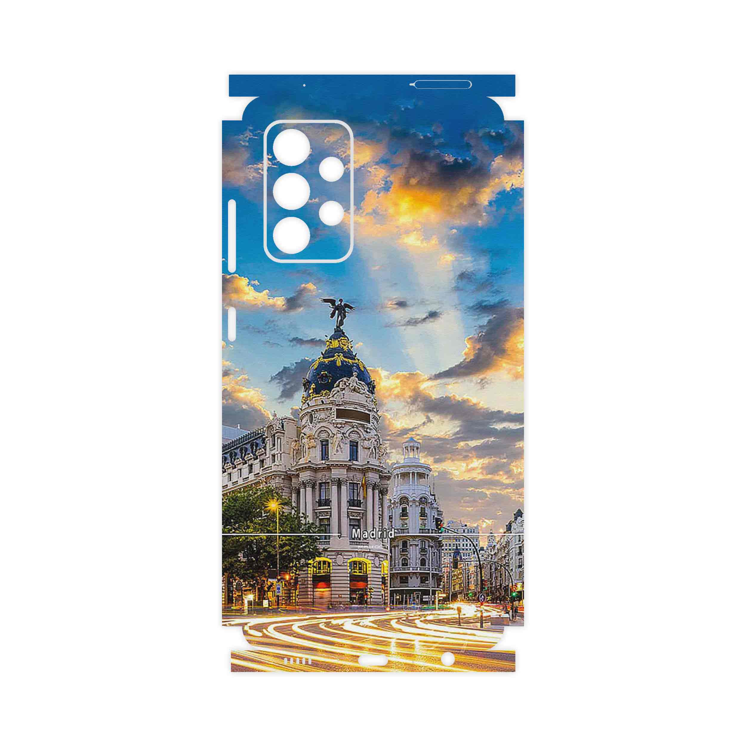 برچسب پوششی ماهوت مدل City of Madrid-FullSkin مناسب برای گوشی موبایل سامسونگ Galaxy A52s 5G