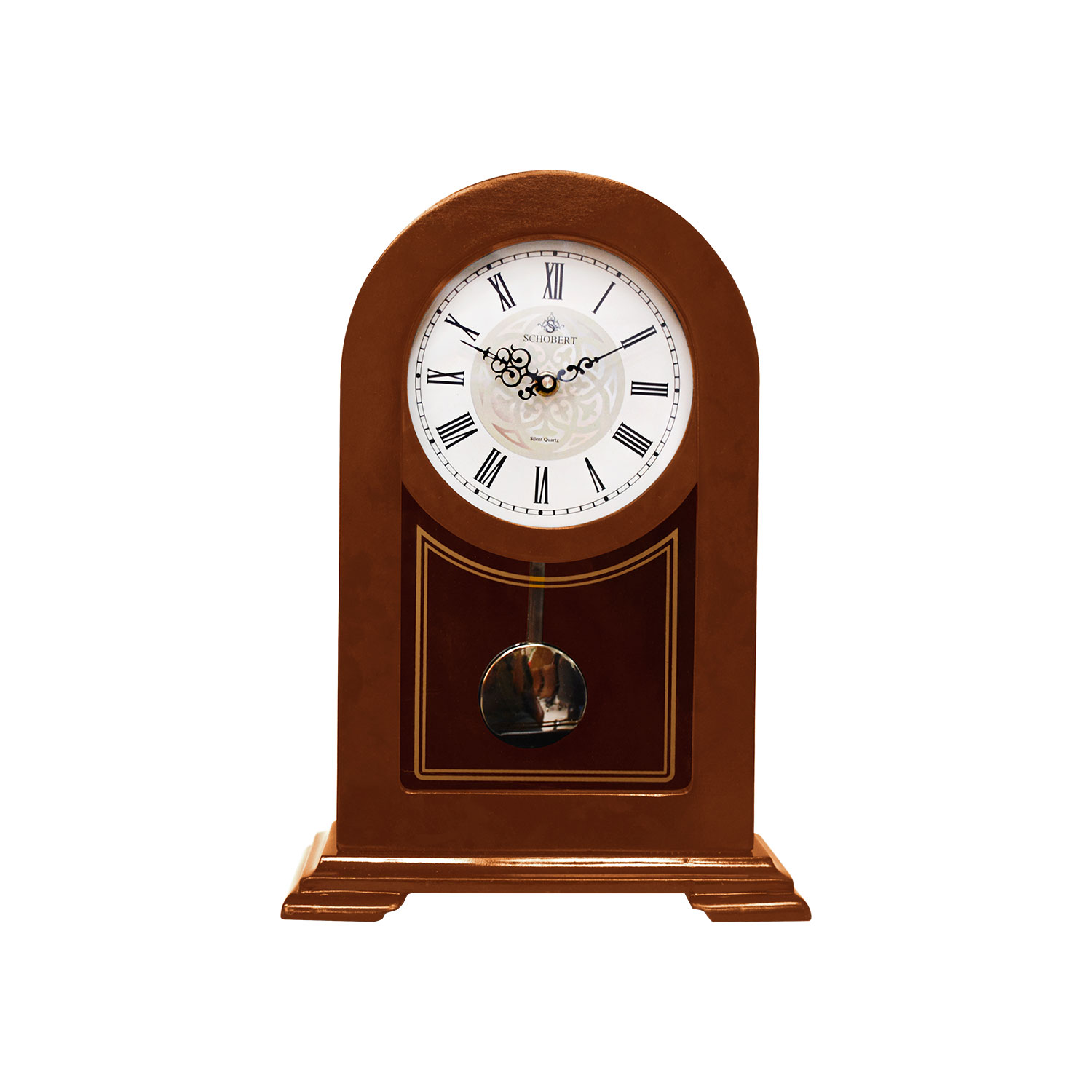 ساعت رومیزی شوبرت رنگ قهوه ای کد 5621
