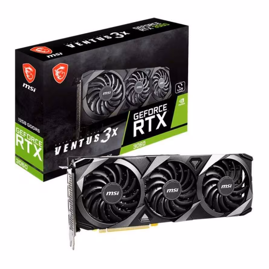 کارت گرافیک ام اس آی GeForce RTX 3060 VENTUS 3X 12G
