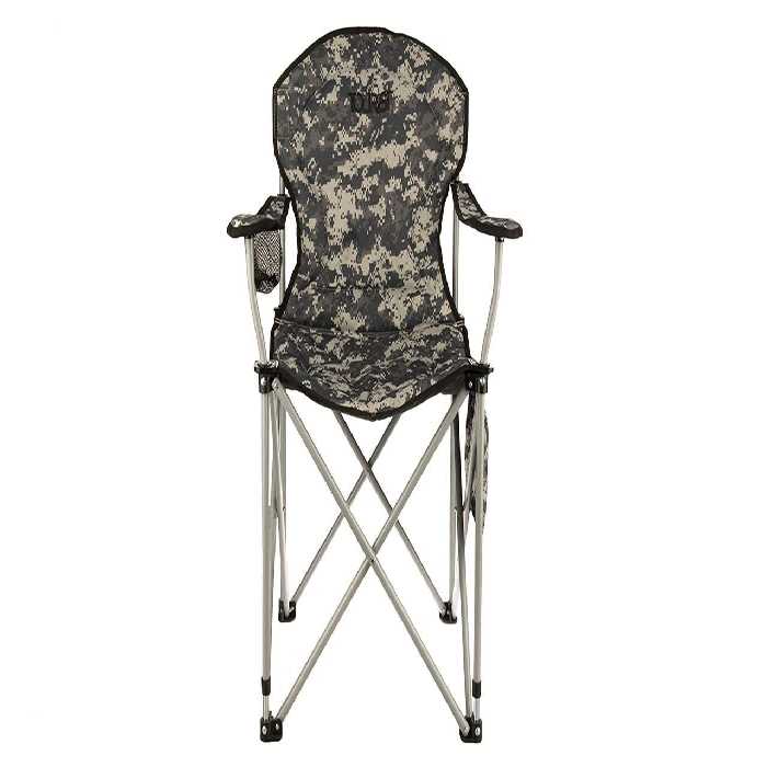 صندلی تاشو مبلی توریست پارچه طرح دار مدل سبز کامپیوتری