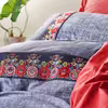 سرویس ملحفه کاتن باکس مدل Folk Art تک نفره 3 تکه