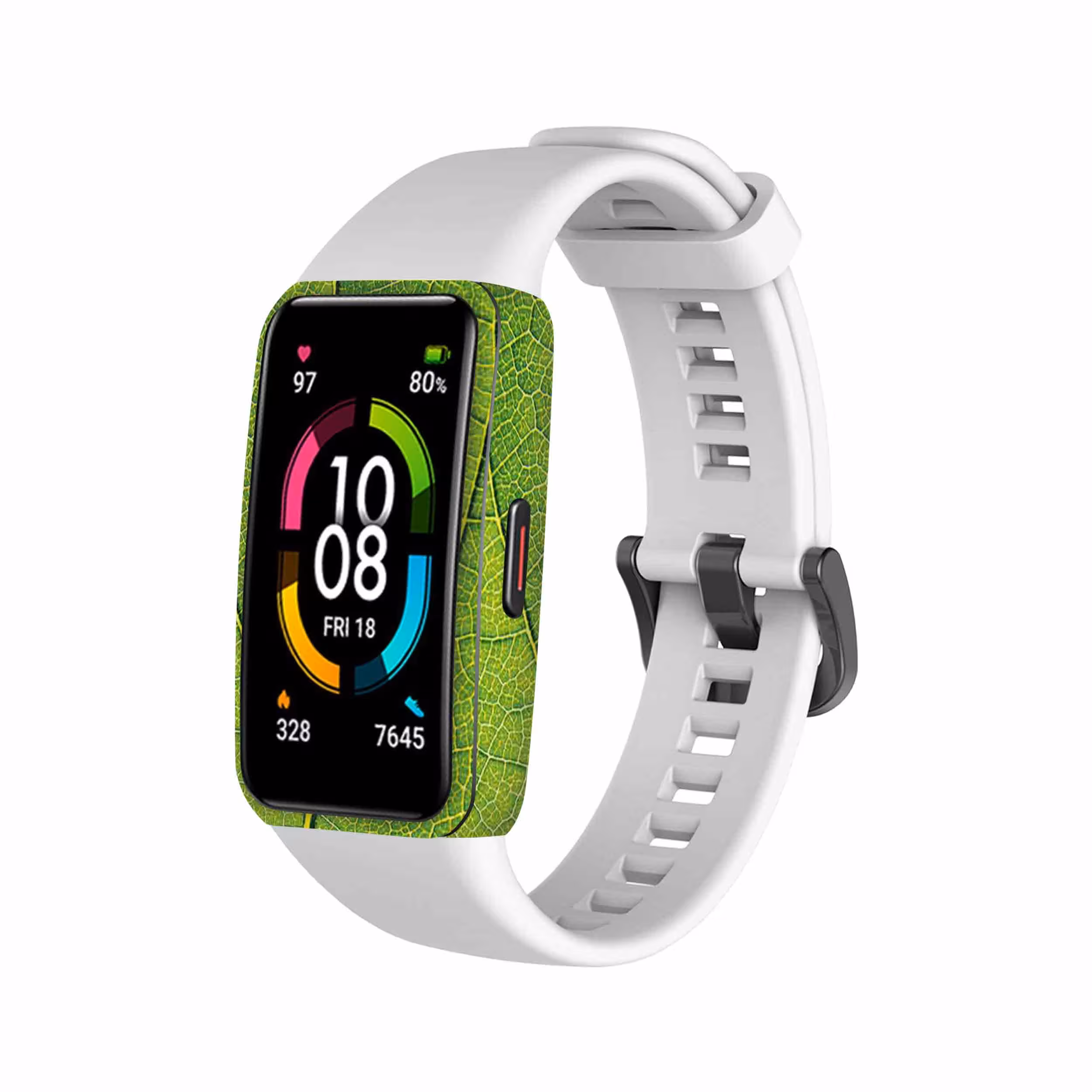 برچسب ماهوت طرح Leaf Texture مناسب برای ساعت هوشمند هوآوی band 6
