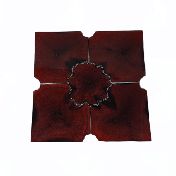 زیر لیوانی رزینی مجموعه 5 عددی