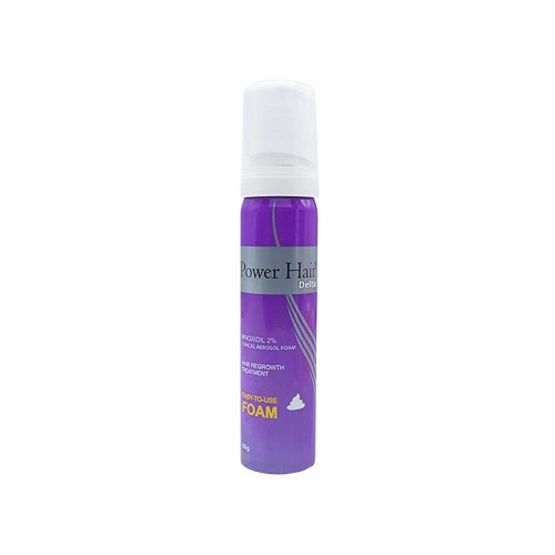 فوم ماینوکسیدیل 2% دلتا دارو مدل پاورهر حجم 60mL