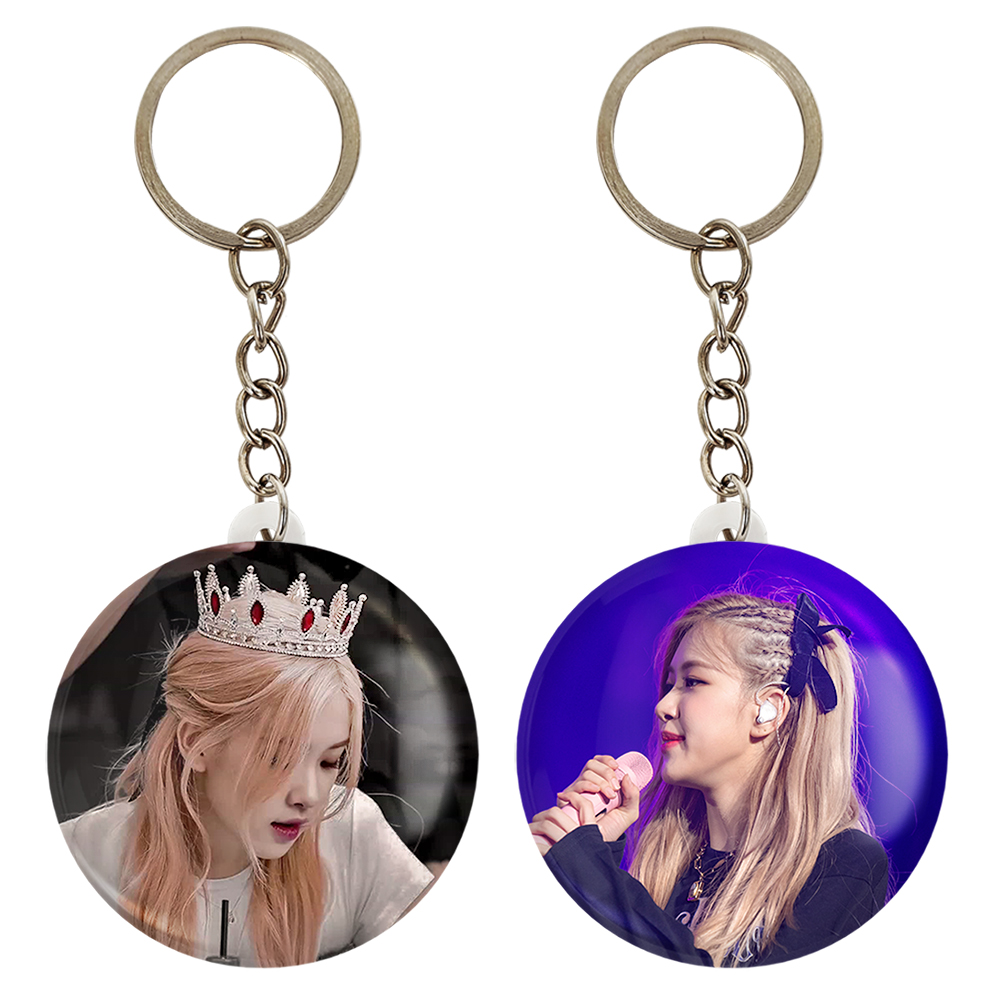 جاکلیدی خندالو مدل رزی بلک پینک کد 1436814365 مجموعه 2 عددی