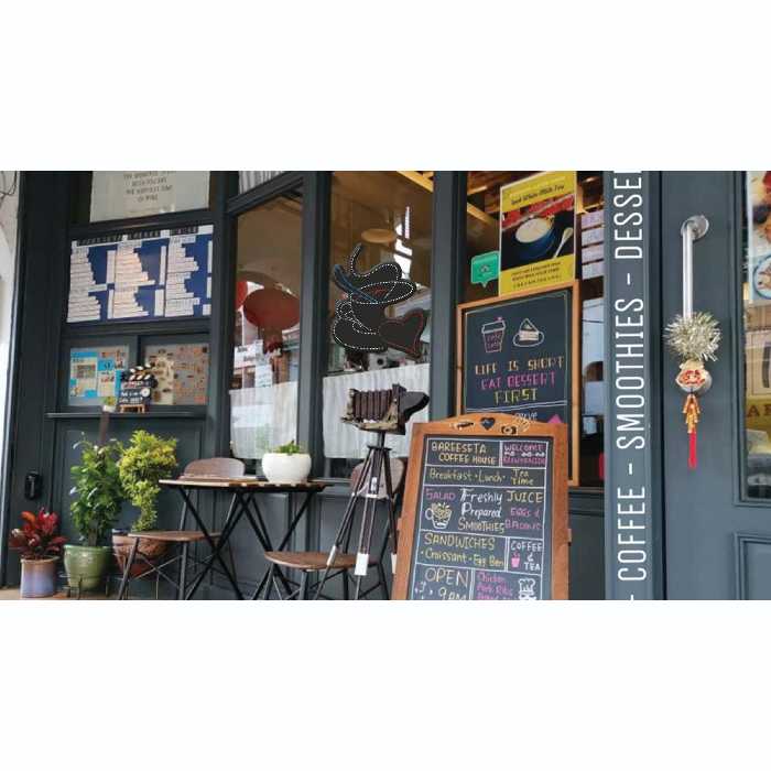 تابلو ال ای دی آیاز طرح کافه کد 443