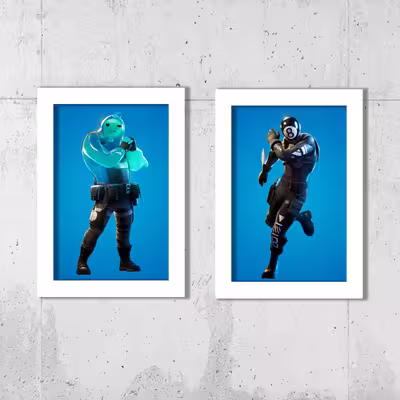 تابلو طرح FORTNITE مجموعه 7 عددی