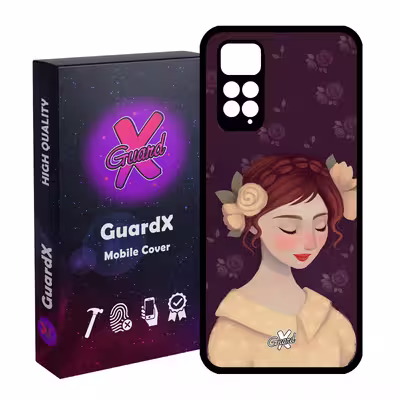 کاور گارد ایکس طرح Girl مدل Glass10325 مناسب برای گوشی موبایل شیائومی Redmi Note 11S/ Note 11 4G