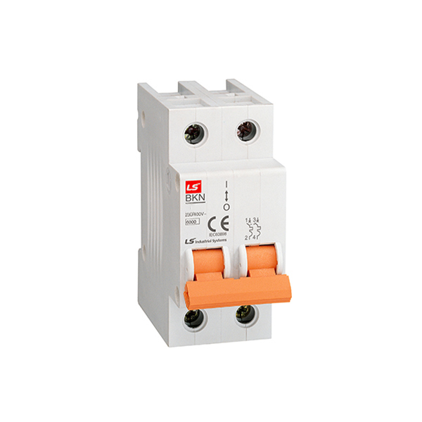 کلید مینیاتوری تک پل + نول 25 آمپر ال اس مدل BKN-B25-6K