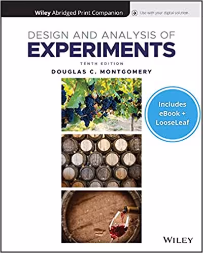 خرید و دانلود نسخه کامل کتاب Design and analysis of experiments (10th edition) -   pdf