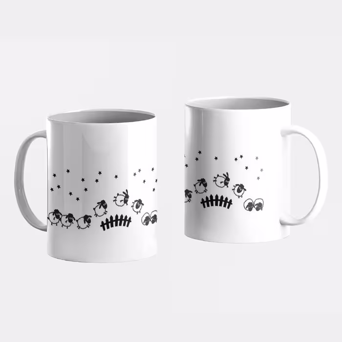 ماگ طرح شمارش گوسفند کد 399