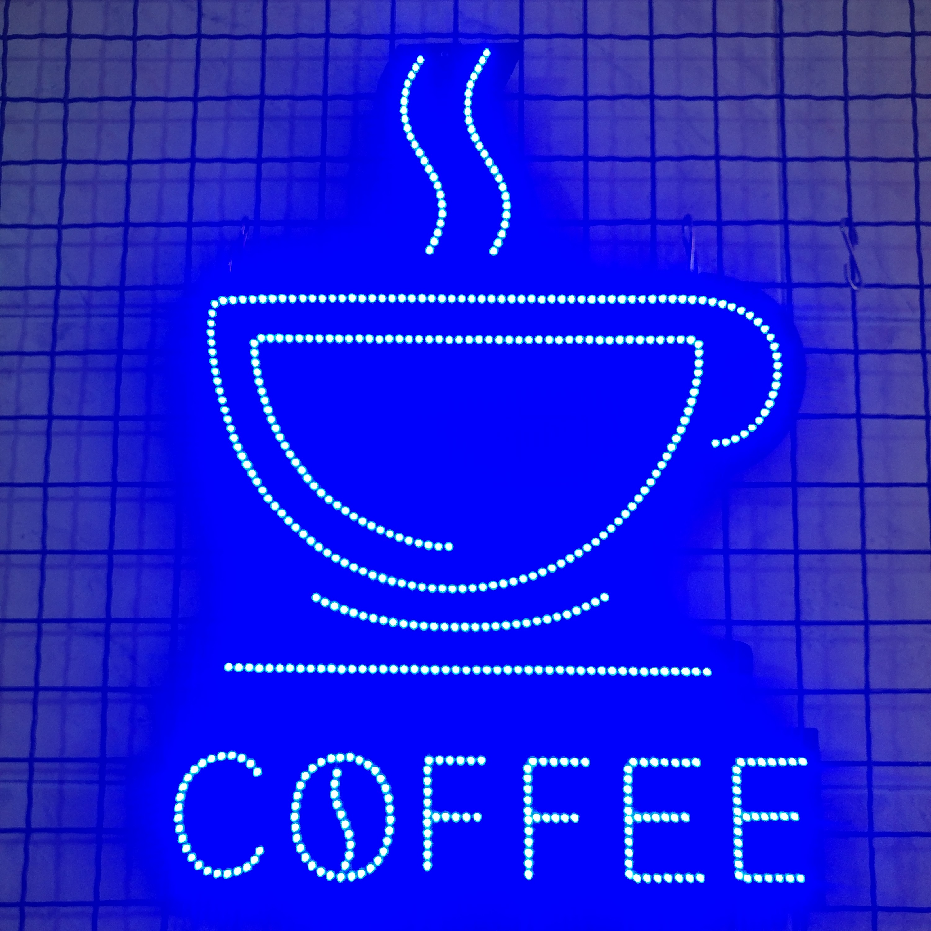 تابلو ال ای دی طرح کافی و فنجان قهوه سایز 60در 45 (پس کرایه)