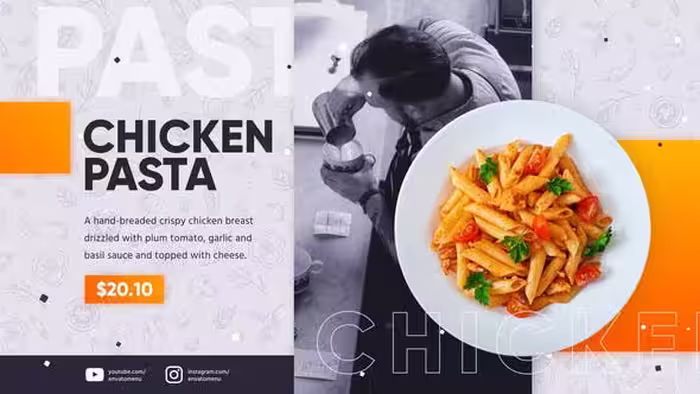 دانلود Modern Restaurant Promo پروژه افتر افکت تبلیغ رستوران مدرن