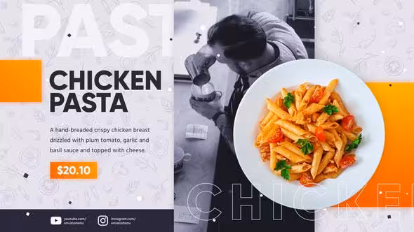 دانلود Modern Restaurant Promo پروژه افتر افکت تبلیغ رستوران مدرن
