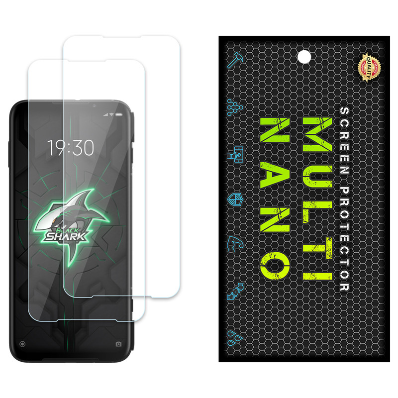 محافظ صفحه نمایش مولتی نانو مدل X-S2N مناسب برای گوشی موبایل شیائومی Black Shark 3 Pro بسته دو عددی | کالا برتری