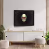تابلو مدل skull abstract rose کد F-17001