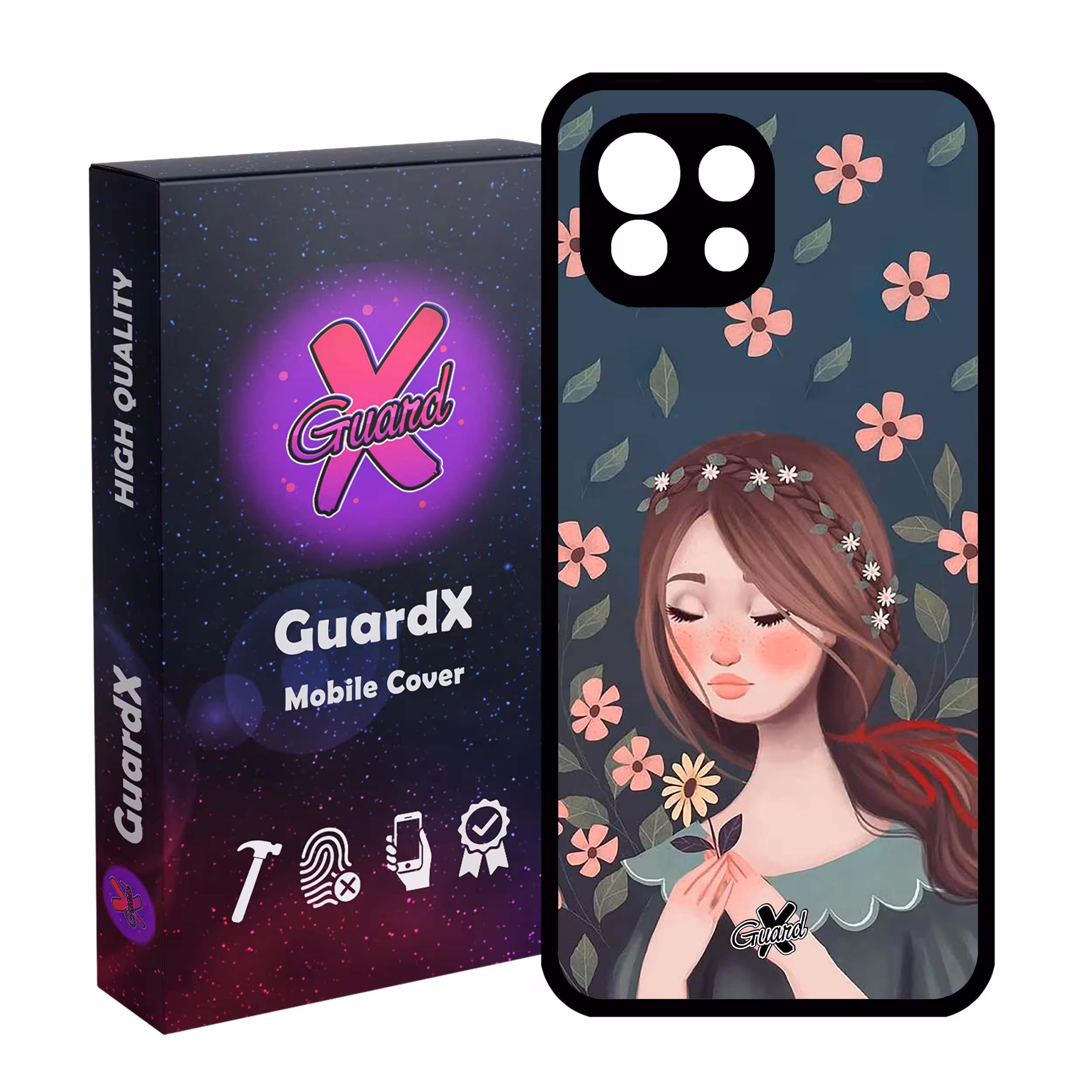 کاور گارد ایکس طرح Girl مدل Glass10332 مناسب برای گوشی موبایل شیائومی Mi 11 Lite