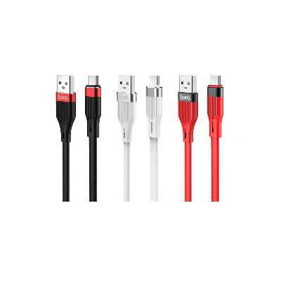 کابل تبدیل  USB به MICROUSB هوکو مدل  U72 Silicone  طول 1.2 متر