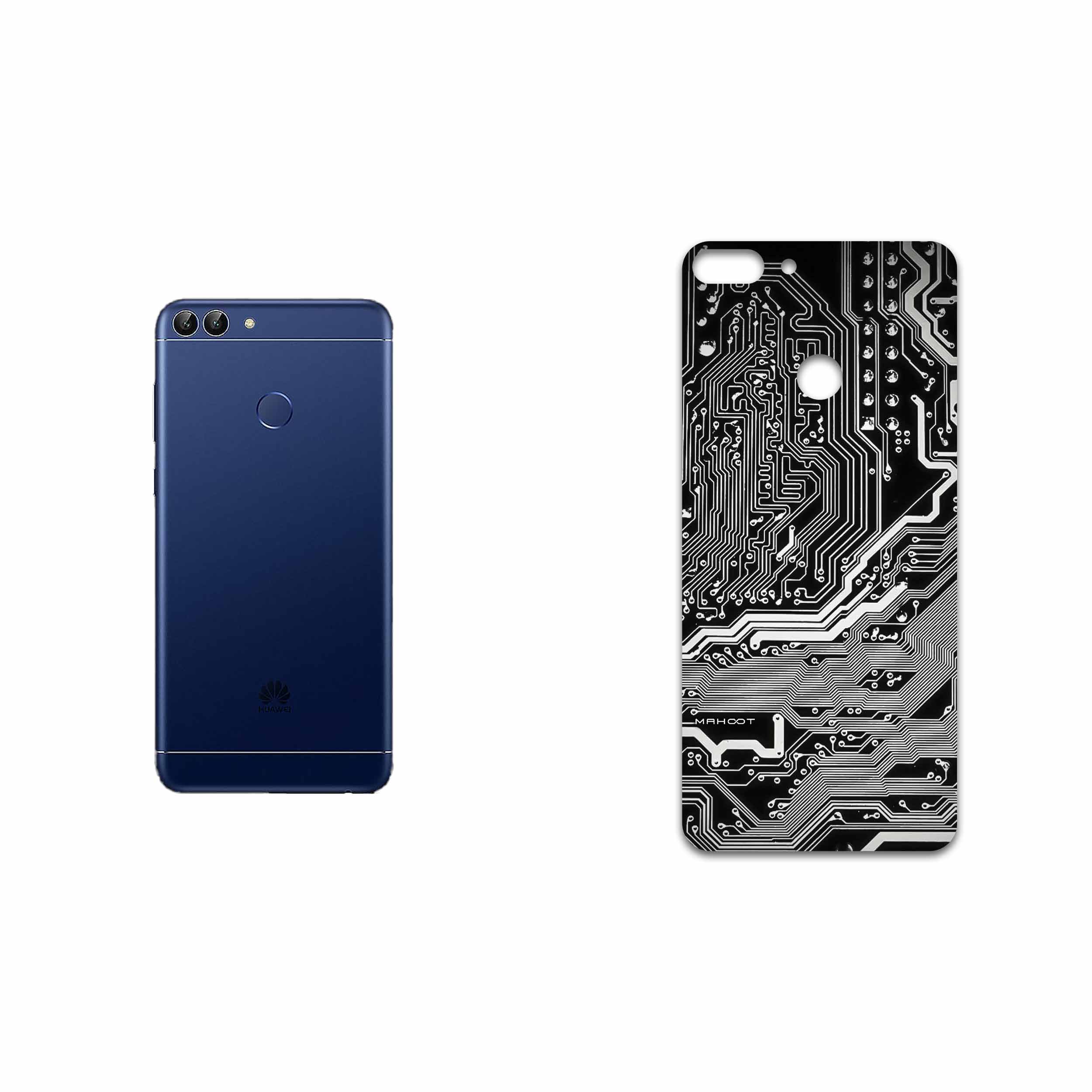 برچسب پوششی ماهوت مدل Black Printed Circuit Board مناسب برای گوشی موبایل هوآوی P Smart