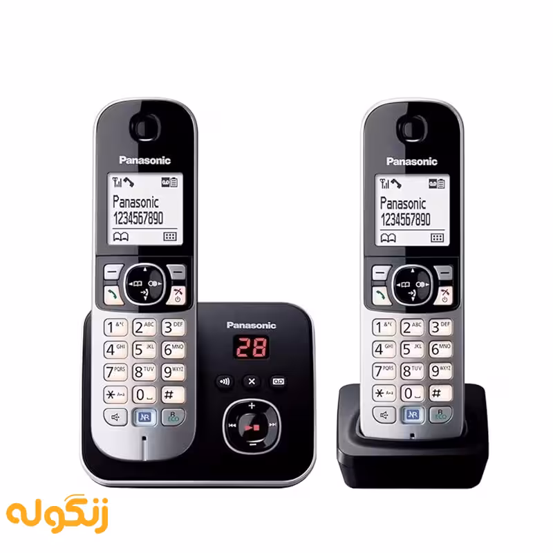 تلفن بی‌سیم پاناسونیک مدل Panasonic KX-TG6822 - زنگوله