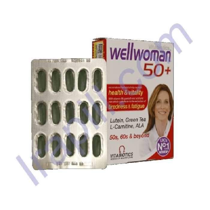 کپسول ول وومن 50 سال به بالا ویتابیوتیکس مخصوص خانم ها 30 عددی